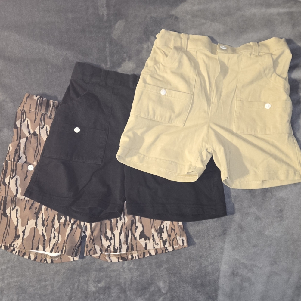 Stylish Women's Shorts - Black, Tan, and Camouflage